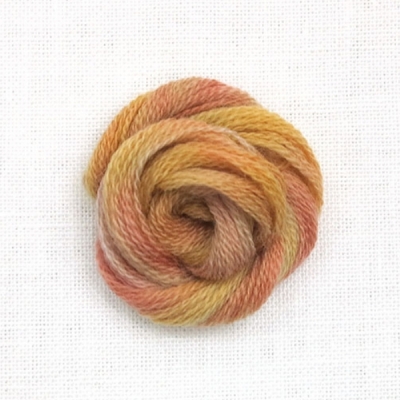 HOTA Crewel Wool Hand-dyed 복합울사-P009(Longan) 25m Spool(스풀)-A