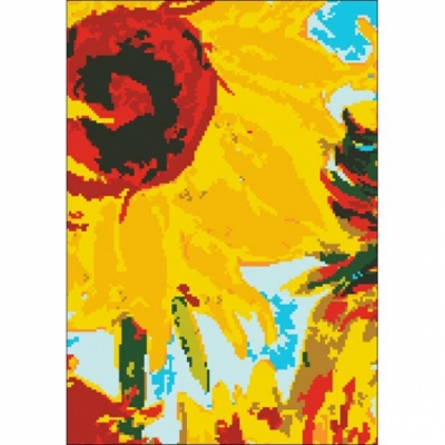 보석십자수-해바라가유화 -ydb0241