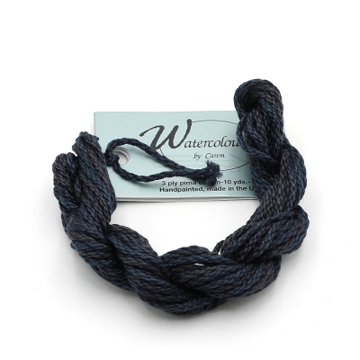 카론사-워터칼라 (수채화) 손염색 자수실(복합사) - 072