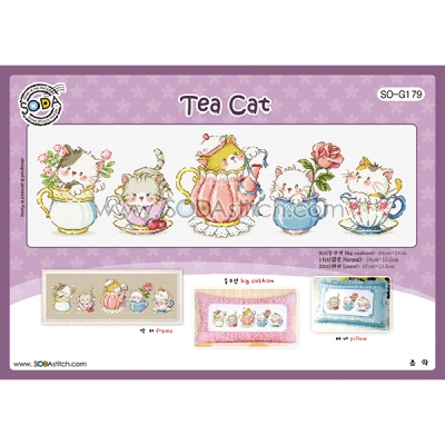 Tea Cat(소다특대-G179)-도안
