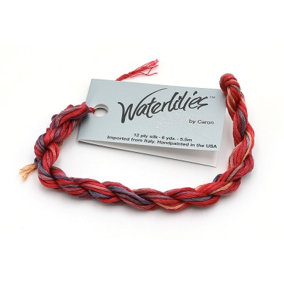 카론-워터릴리즈 손염색 100%실크실 (복합)-277