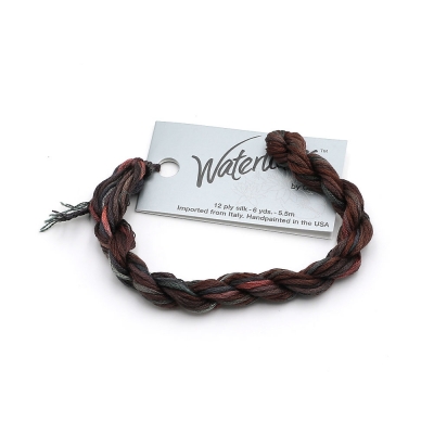 카론-워터릴리즈 손염색 100%실크실 (복합)-210