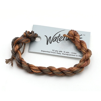 카론-워터릴리즈 손염색 100%실크실 (복합)-137