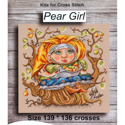 [십자수 외국패키지] PEAR GIRL / UK