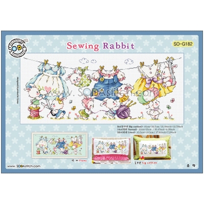Sewing Rabbit(소다특대-G182)-도안