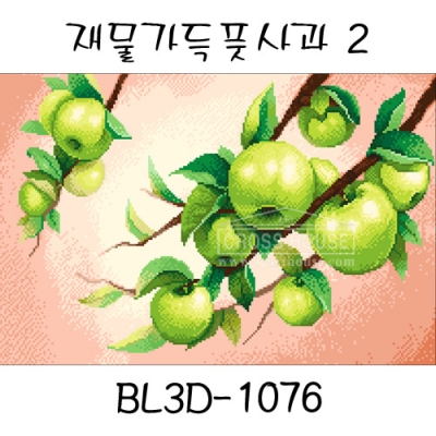 BL3D-1076 재물가득풋사과 2(원형)40x59cm