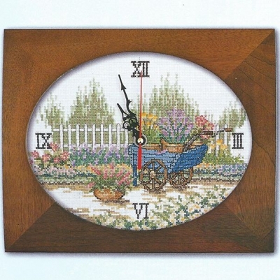 꽃수레 엔틱시계2(황실)