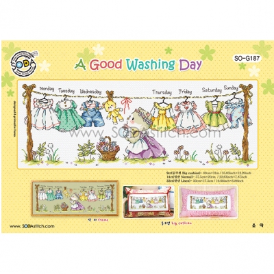 A Good Washing Day(소다특대-G187)-도안