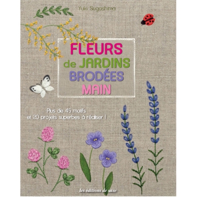 [프랑스ES]손으로 수 놓은 정원 꽃/FLEURS DE JARDINS BRODÉES MAIN