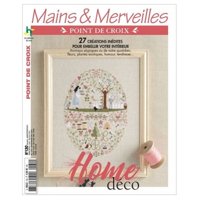 [프랑스ES] MAINS & MERVEILLES CROSS STITCH N 130 -HOME DECO