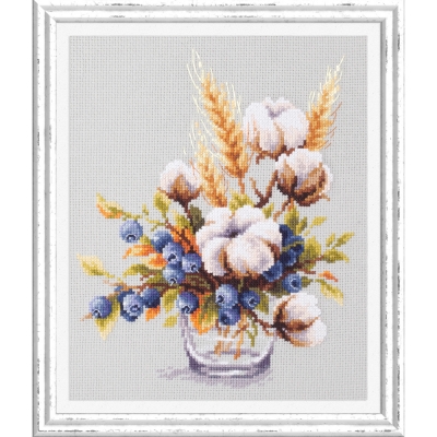 Magic Needle Kit/Blooming Cotton and Blueberry-100-013