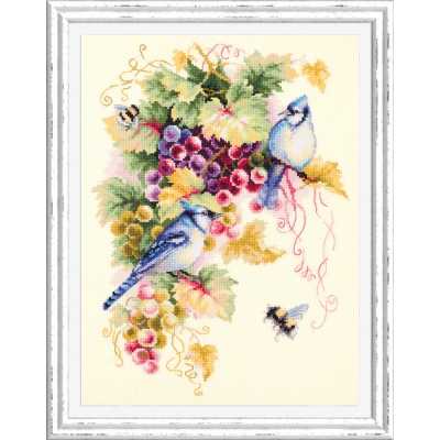 Magic Needle Kit/Blue Jay and Grapes-130-022