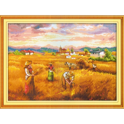 14CT 십자수 프린트 패키지-Autumn Harvest(3D)-F864^