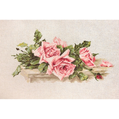 루카스 실십자수 패키지 Pink Roses,BL22400