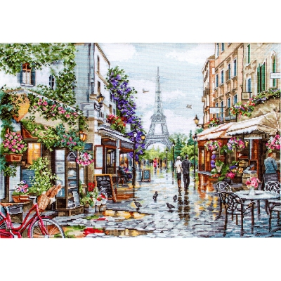 외국 십자수패키지 Luca-s/ Paris in Flowers-B2365