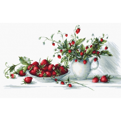 루카스 실십자수 패키지 Strawberries,B2277