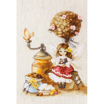 루카스 실십자수 패키지 Coffee Fairy,B1132