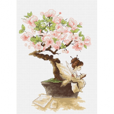 루카스 실십자수 패키지 The Sakura,B1114