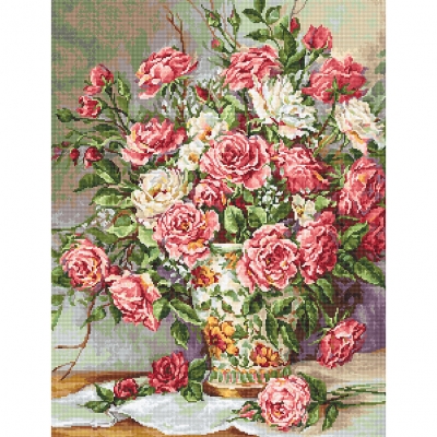 루카스 실십자수 패키지 Posies for the Princess,B603