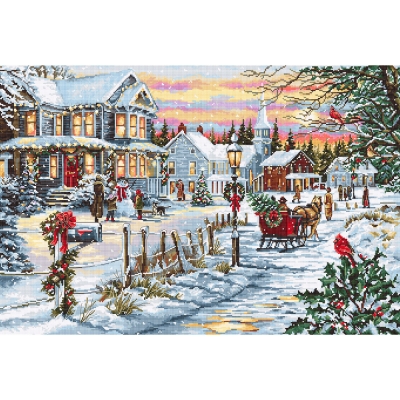 루카스 실십자수 패키지 Christmas Eve,B595