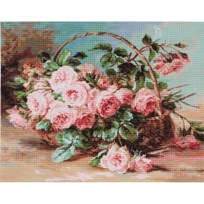 루카스 실십자수 패키지 Basket of Roses,B547