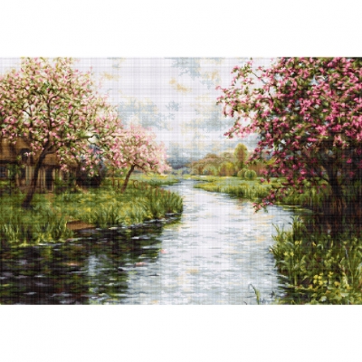 루카스 실십자수 패키지 Spring Landscape,B545