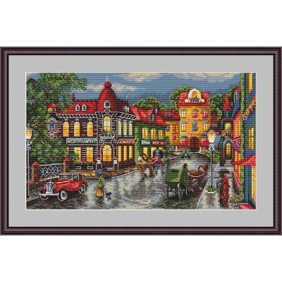 외국 십자수패키지 Merejka/The Old City-K-59