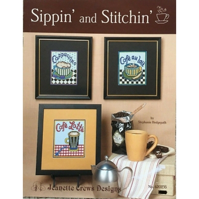 Sippin  and Stitchin No- 620235