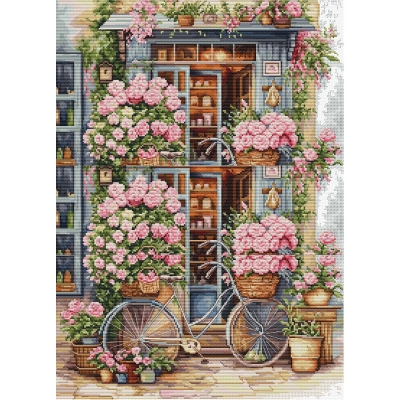 루카스 실십자수 패키지 Flowers Shop, BU5044