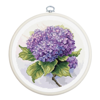 루카스 실십자수 패키지 후프 Hydrangea, BC225