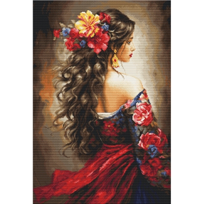 루카스 실십자수 패키지 Gold Collection / The Spanish Girl, B702