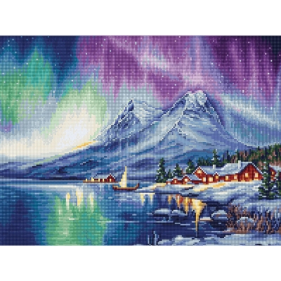 루카스 실십자수 패키지 Northern Lights, B705