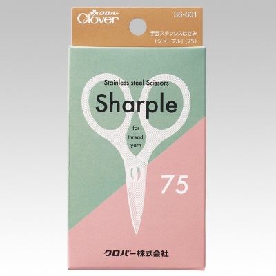 크로바 스테인레스 스틸 샤플 재단가위 75mm 36-601