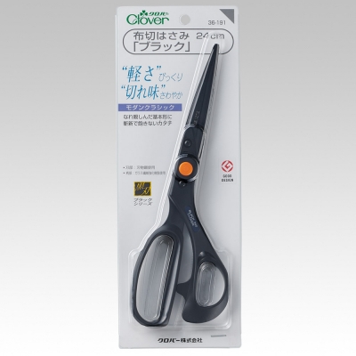 크로바 블랙 재단가위 고급 원단 가위 240mm 36-191