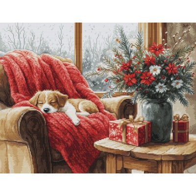 루카스 실십자수 패키지 Gold Collection / Christmas Moment, B711