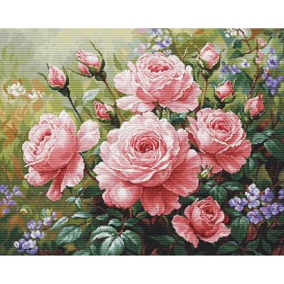루카스 실십자수 패키지 Gold Collection / The Roses Garden, B717