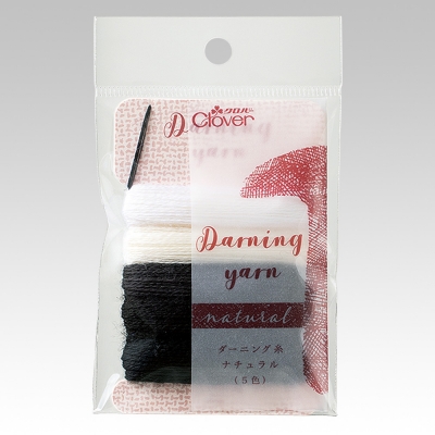 크로바 수선용 수실 내추럴 5색 세트 (흑백) 57-205