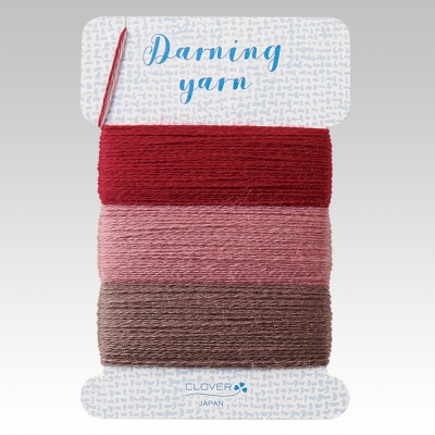 크로바 수선용 수실 내추럴 3색 세트 (레드) 57-581