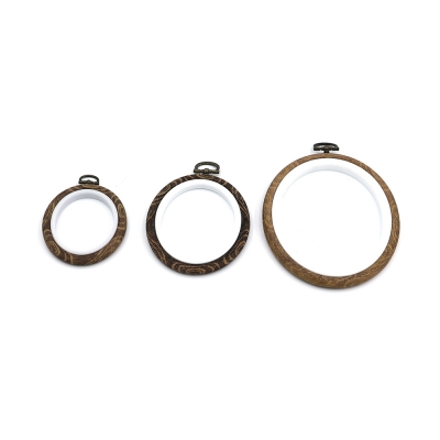 타원형 우드 고무수틀,나무무늬 수틀 후프수틀 /특가