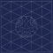 [일본]사시꼬자수용 패턴 프린트원단(NAVY)-No.206