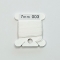 UR 실크리본자수실 Silk 100% Ribbon 7mm 003(Antique White)